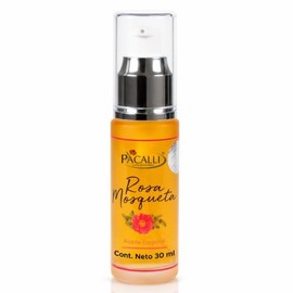 PACALLI Aceite de Rosa Mosqueta Puro 30ml - Facial y Corporal                                                                                         