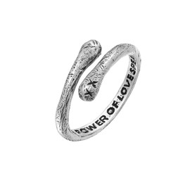 HG HAZE & GLORY Men's Ring Made of 925 Sterling Silver, Jewellery Men, Silver Ring Oxidised, Cool, Round and Round, None