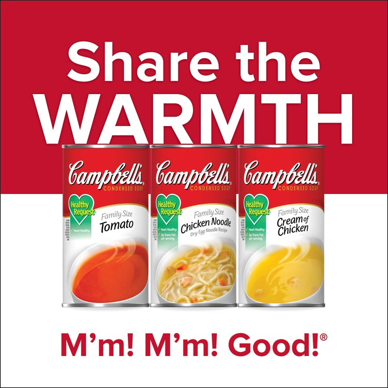 Campbell's Condensed Healthy Request Family Size Tomato Soup, 23.2 oz. Can