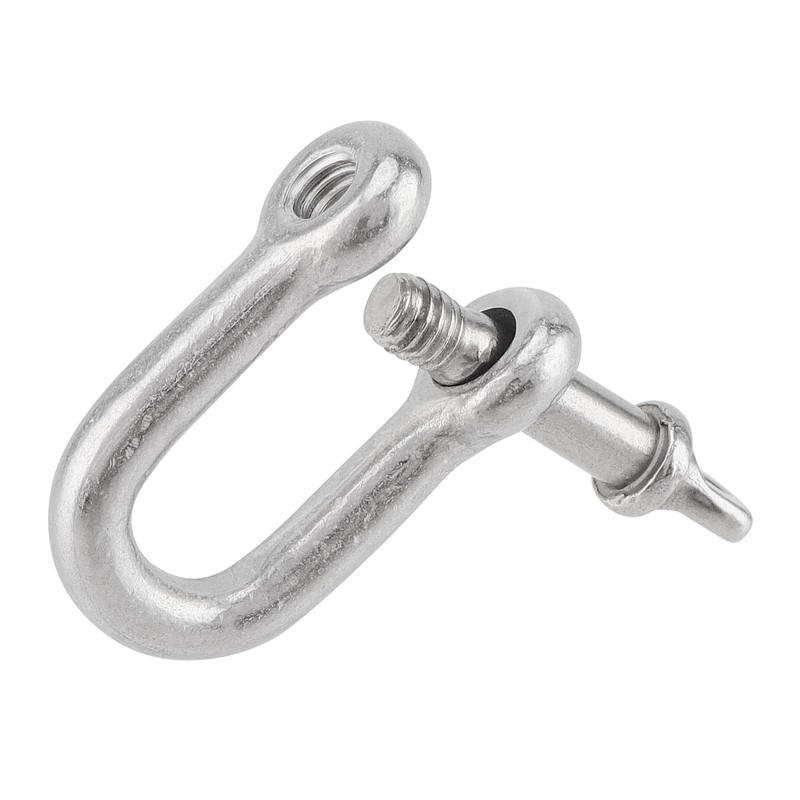 PUCSIQ Pack of 20 Shackles D Shape M4 Stainless Steel