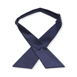 Concitor - Corbata cruzada para el cuello para mujer o hombre, Azul marino, Talla única