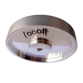 6" Diameter Electroplating Diamond Grinding Wheel with 1/2" Arbor for Stone Glass Lapidary Crystal Polishing (Grit:1000#)