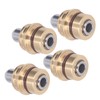 4PCS Joystick Handle Button Head Rubber Sealing Metal Push Rod