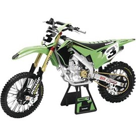 New Ray Toys 1:6 Scale Offroad Racer Replica Kawasaki Factory Eli Tomac with #1 MX Championship Sticker Plates 49663