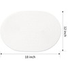 FunWheat Oval Braided Placemats Set of 4 Table Mats for