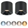 QIBANG 12W 5CCT Modern Led Ceiling Spotlights Indoor Dimmable 2700K-3000K-3500K-4000K-6000K