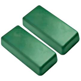 BeaverCraft Stropping Compound - Fine Green Polishing Compound Kit 2 Bars 4 Oz for Leather Strop Honing Buffing Compounds 100g PP02