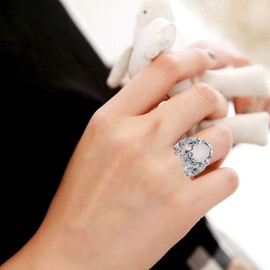 Orchid Jewelry 925 Sterling Silver Statement Rings for Women - Delightful 16X12 mm White Moonstone Birthstone Gemstone - 13.00 Carats Oval