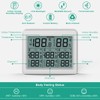 ORIA Indoor Outdoor Thermometer, Digital Hygrometer Thermometer with 3 Sensors,