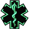 Tactical Medic Paramedic Star of Life EMS Embroidered Glow In