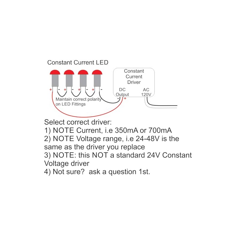 350mA Constant Current 1-8 Watt DC LED Driver Transformer UL