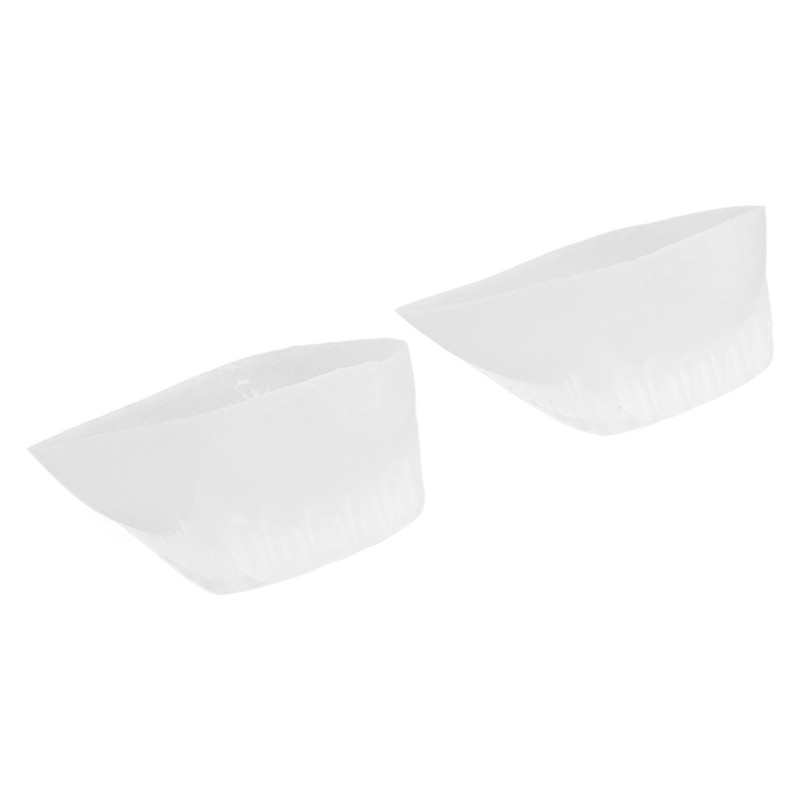 2 Pair Gel Heel Pad Transparent Strong Adhesion Soft Massaging