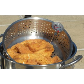 King Kooker KK2S Stainless Steel Deep Fry Pan with Lid