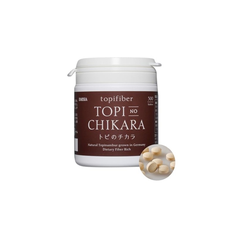 トピのチカラ 500粒 イヌリン 高含有 菊芋サプリ 錠剤タイプ