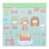 Sunstar Stationery S8590443 Mizutama Sticker Sheet, Retro Pattern