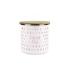 Purely Home Pink Polka Dots Decaf Tea Storage Canister -