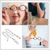 GLEAVI Glasses Necklace Reading Glasses Portable Magnifying Glass Handheld Readers