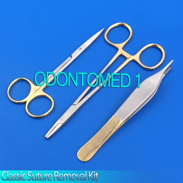 ODM Classic Suture Removal 3pcs Kit Surgical Instruments,Ne