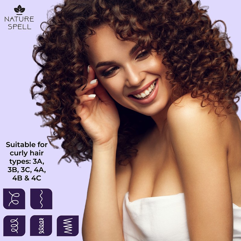 Curl Enhancing Shampoo by Nature Spell 300ml for Curly Hair