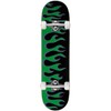 CCS Flames Skateboard Complete - Black/Green - 8.38" x 32.00"