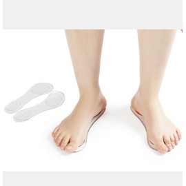 TIYEP Insole, Non-Slip, Insole, Transparent, Women's Cushion, Gel Insole, Shock Absorption, For Women, One Size Fits All (1)