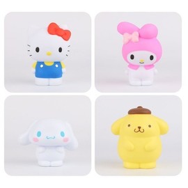 Sanrio Characters Soft Figure 4-Piece Set Character Miniature Collection / 산리오 캐릭터즈 소프트 피규어 4종 세트 캐릭터 미니어처 컬렉션