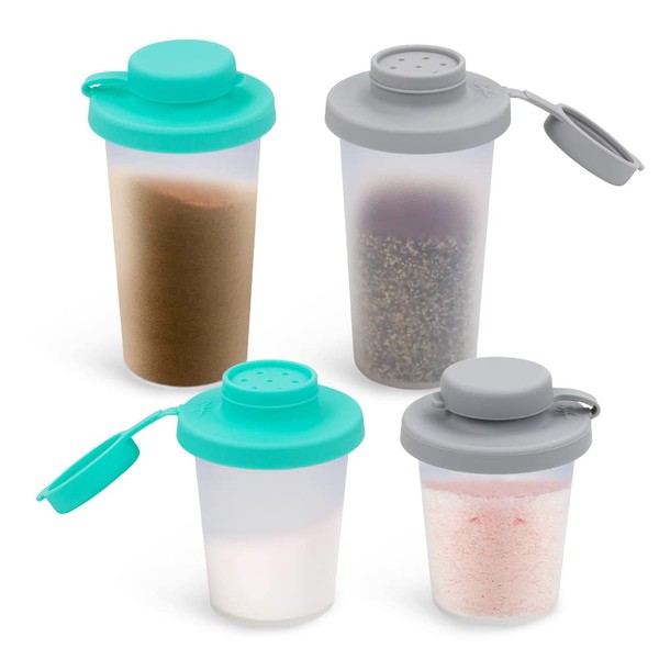 Sophico Small Salt and Pepper Shakers Set with Moisture Proof