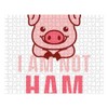 CafePress I Am Not Ham Vegetarian Vegan Veganis Large Puzzle,