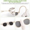 Baby Sunglasses, 2Pack Toddler Sunglasse with Strap for 3-24M, Polarized