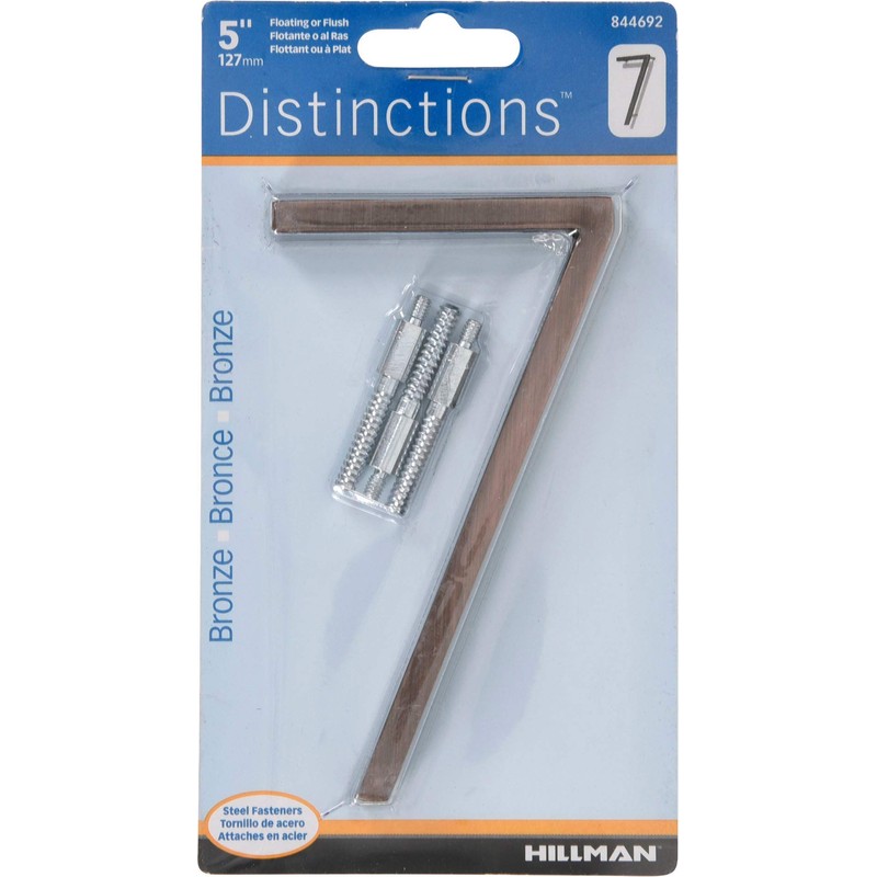 Distinctions by Hillman 844692 5-Inch Floating Mount House Bronze, Number
