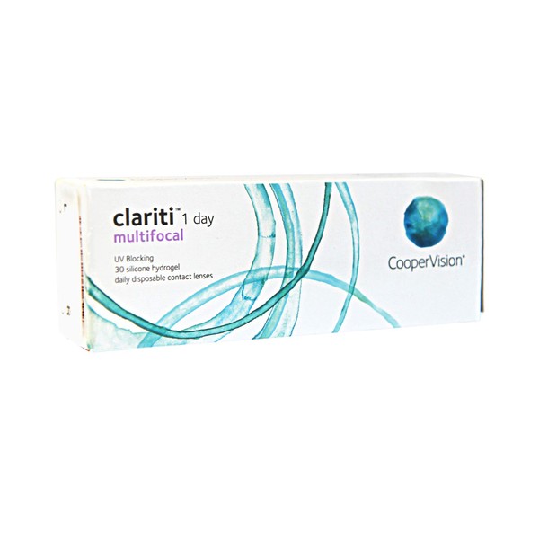 Clariti 1day multifocal daily lenses, soft, 30 pieces, BC 8.6 mm, DIA 14.1 mm, ADD LOW, +1.5 dioptres
