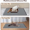 Garoopion Cat Litter Box Mat, Large 34.05×22.5 inch Cat Litter