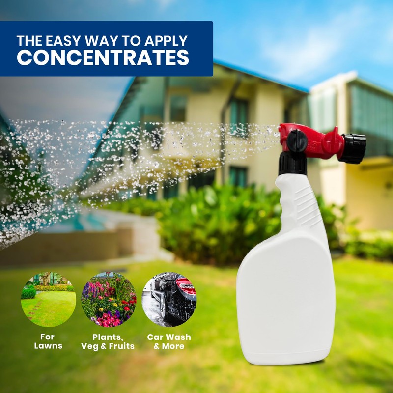 Pacific Pelican Refillable Hose-End Sprayer with 32oz Bottle - Simple