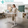 WINAZ Small Portable Treadmill Walking Pad Desk on Wheels, 32
