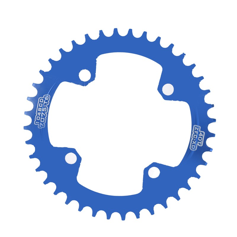 FMFXTR Bicycle Single Chainring Bike 104 BCD 40T Round Narrow