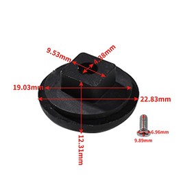 YUCKMZ Window Panes Mounting Clips Side Window Clips Pack of 3 Compatible with Berlingo B9 Partner 857379 857379
