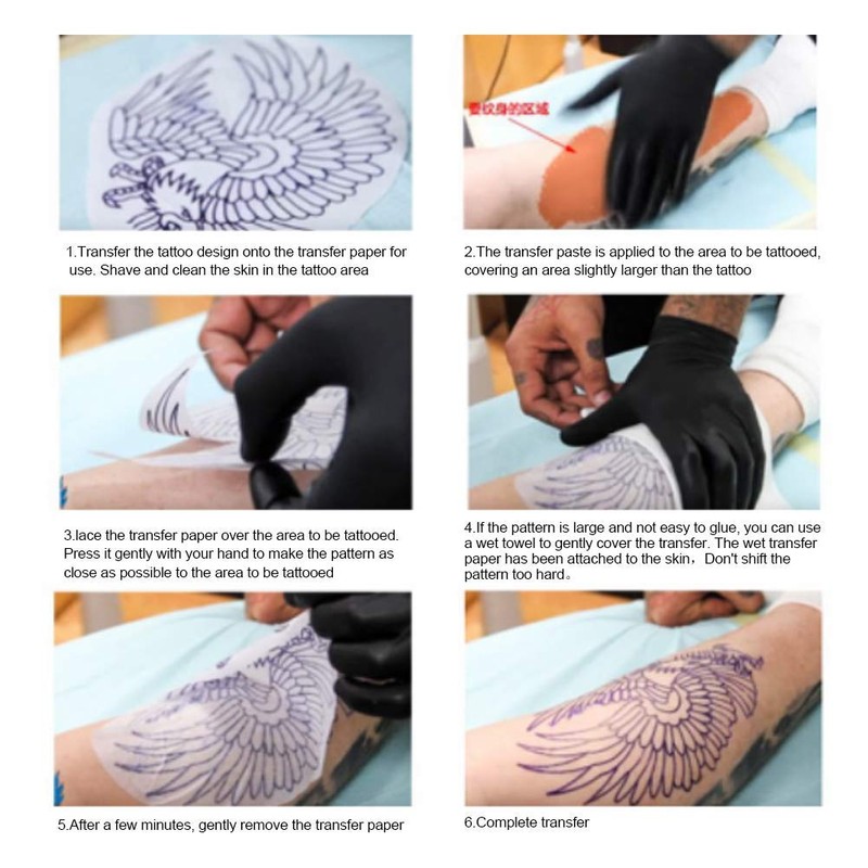 OTBK Tattoo Transfer Cream（51g）, Gel Skin Solution Professional Tattoo Transfer