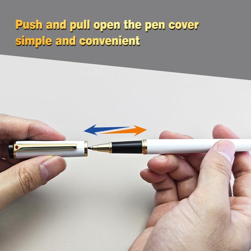 Cncrown Luxury Ballpoint Pen, 24k Gold Trim, Best Rollerball Pen