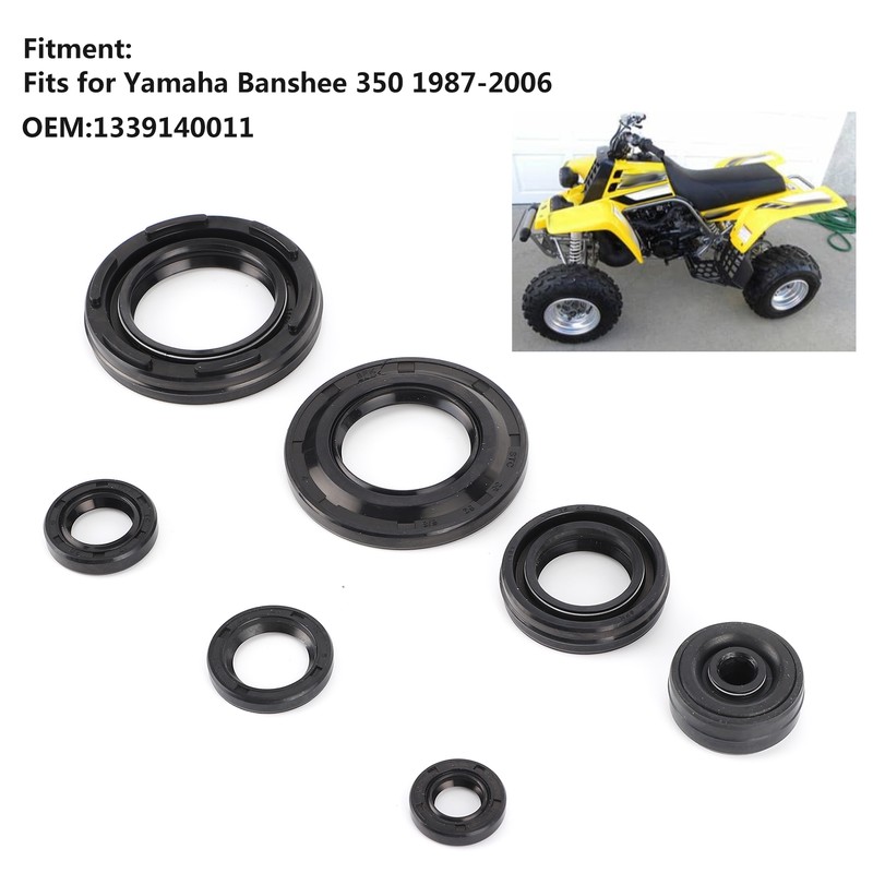7Pcs Engine Oil Sealing Kit Car Accessories 1339140011 for Yamaha
