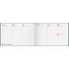 rido/idé Septimus 2026 Pocket Calendar A6 Landscape Plastic Blue