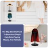 Adjustable Wig Stand,4.33" to 14.17" Wigs Head Holders Portable Plastic