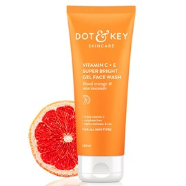 Generic Dot&Key- Vitamin C + E Gel Face Wash For All Skin |With Triple Vitamin C And E | Face Wash For Women & Men |100 Ml