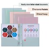 Mr. Pen- Plastic Folders with Pockets and Prongs, 15 Pack,