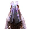 Foyte Bow Wedding Bride Veil LED Bachelorette Veils Light Up