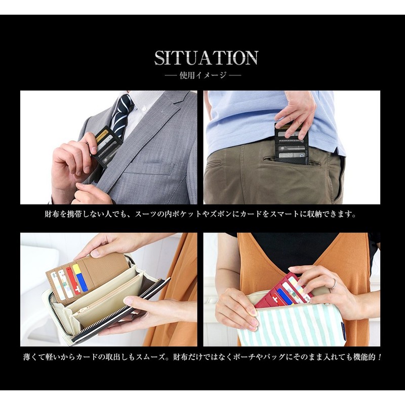 [costick] Long Wallet, Genuine Leather, Inner Card Case, Holds 10