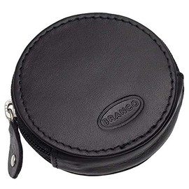 Leather Coin Purse Mini Men's Women's Purse Party Purse Mini Purse 111 Cowhide Diameter 6.5 cm Various Colours Black, Brown, Natural, Blue Royal Blue, Red, Green, black