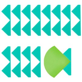 UNICRAFTALE 12Pcs Acrylic Book Binding Tools Green Book Binding Kit Book Binding Spacers Book Sprayed Edges Kit Corner Correcting Tool for Crop A Dile Book Edges Book Binding