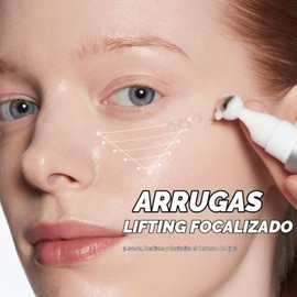 TIRTIR Crema de Ojos con Colágeno - Collagen Lifting Eye Cream 15 ml - aplicador metálico, péptidos y niacinamida - hidratante para contorno de ojos