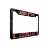 EliteAuto3K Houston Cougars Black License Plate Frame Cover - EliteAuto3K