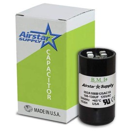 108-130 uF x 110/125 VAC - Mars 11010 Start Capacitor - BMI Replacement # 092A108B125AC1A - Made in The USA